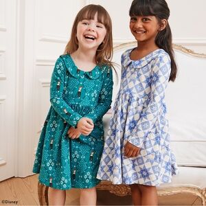 Hanna Andersson Frozen Elsa Snowflake Dress